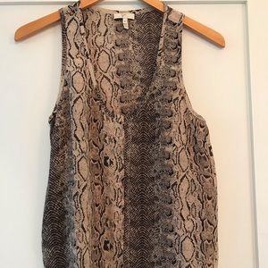 Joie snakeskin top